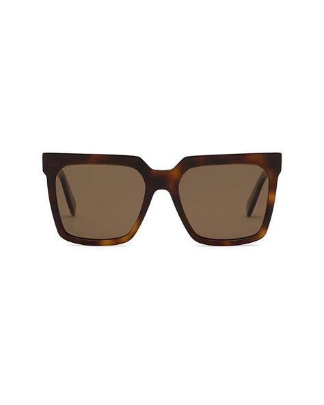 celine bold 3 dots 55mm square sunglasses